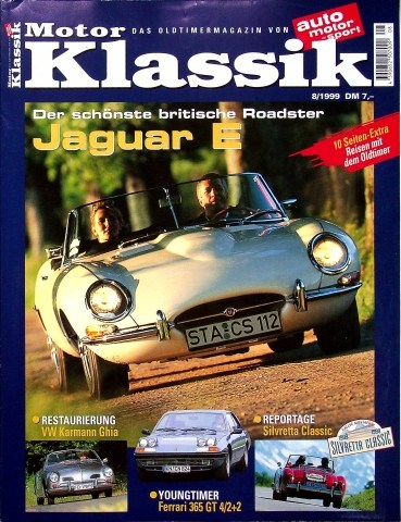Deckblatt Motor Klassik (08/1999)